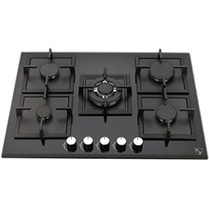 PLAQUE A GAZ KARMAK 5FEUX INOX 70CM BBFIX75