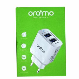 CHARGEUR ORAIMO IPHONE DUAL USB E67D+L53 FAST
