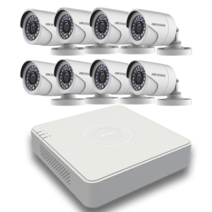 KIT DE 8 CAMERAS ANALOGIQUES DS-J142I/7208HQHI-K1+8CAM