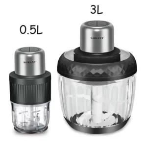 HACHOIR SOKANY EN VERRE 2 EN 1 SK-YM-7032